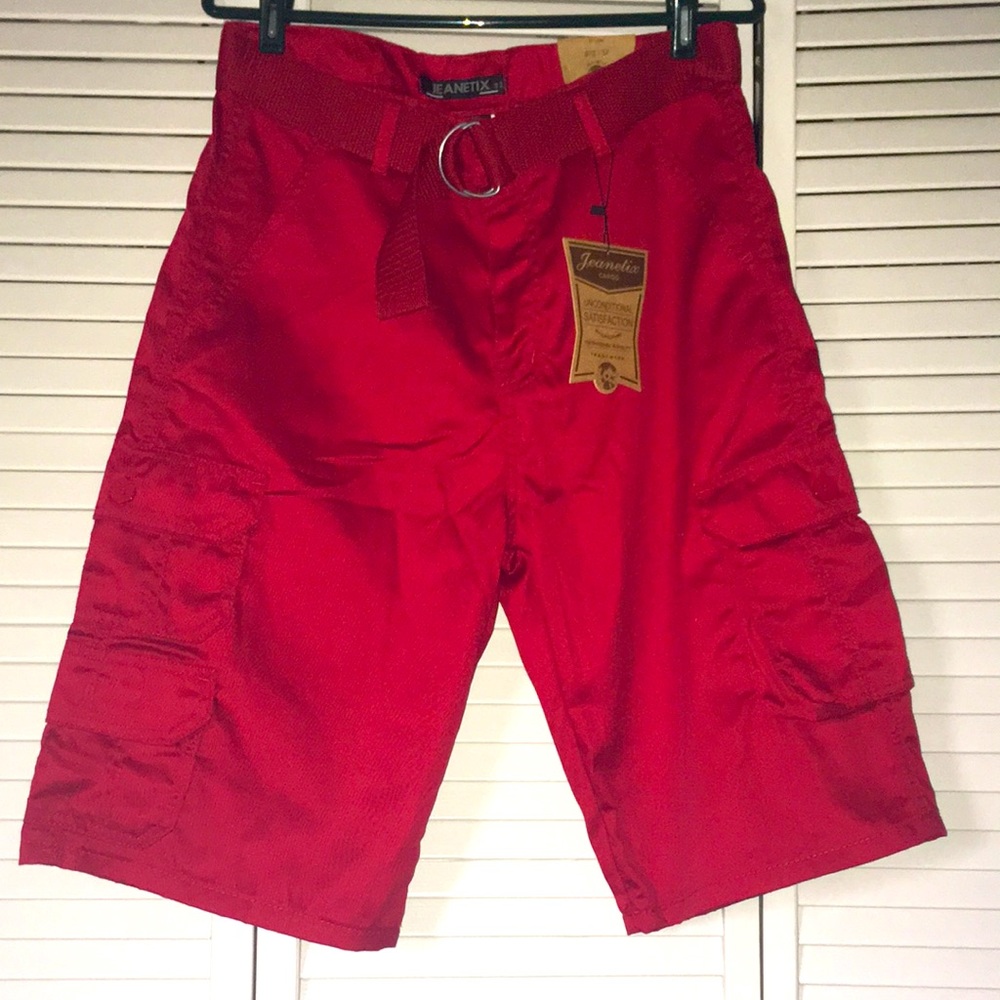 Jeanetix cargo women’s red pant’s NWTS